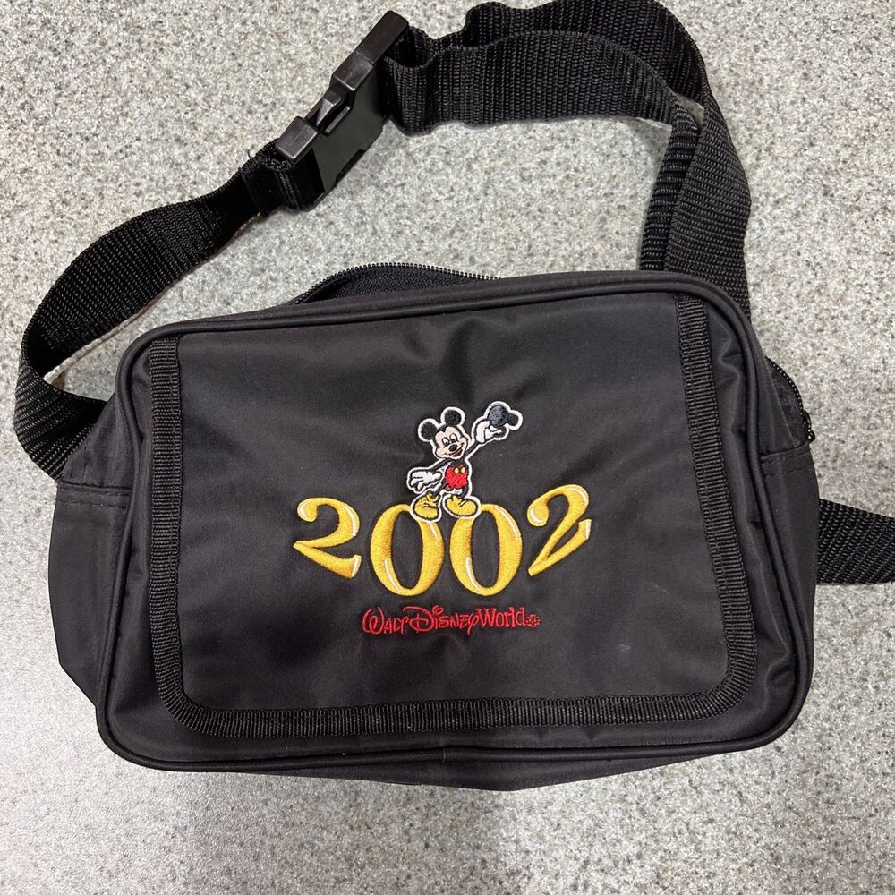 Walt Disney World 2002 Embroidered Crossbody Vintage Fanny Pack